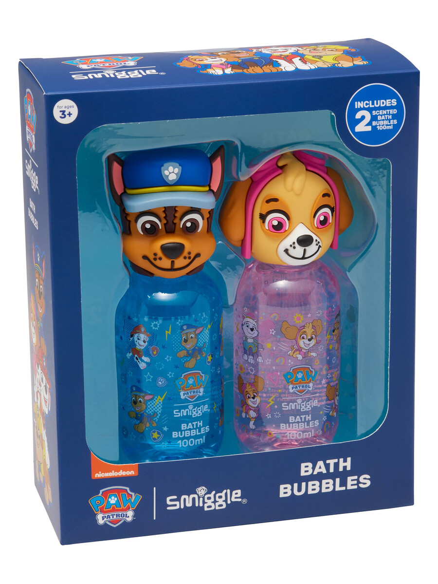 coffret de bain moussant pat patrouille