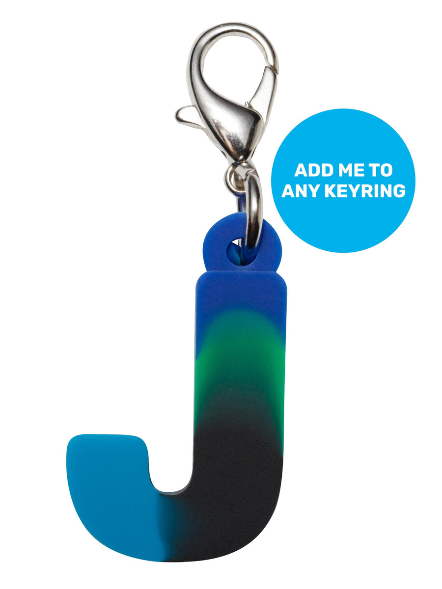 porte-clés mini alpha bleu