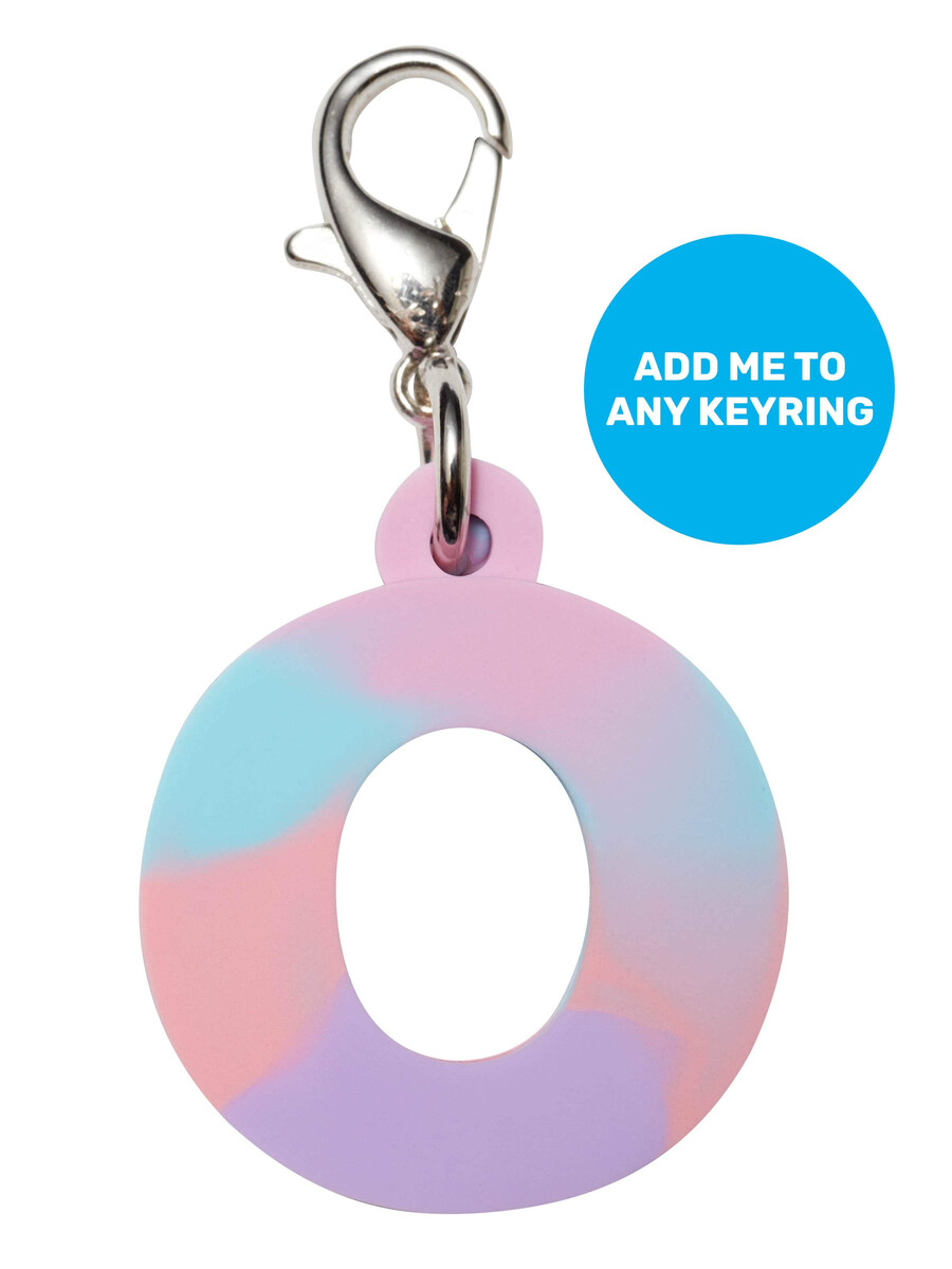 mini porte-clés alpha rose