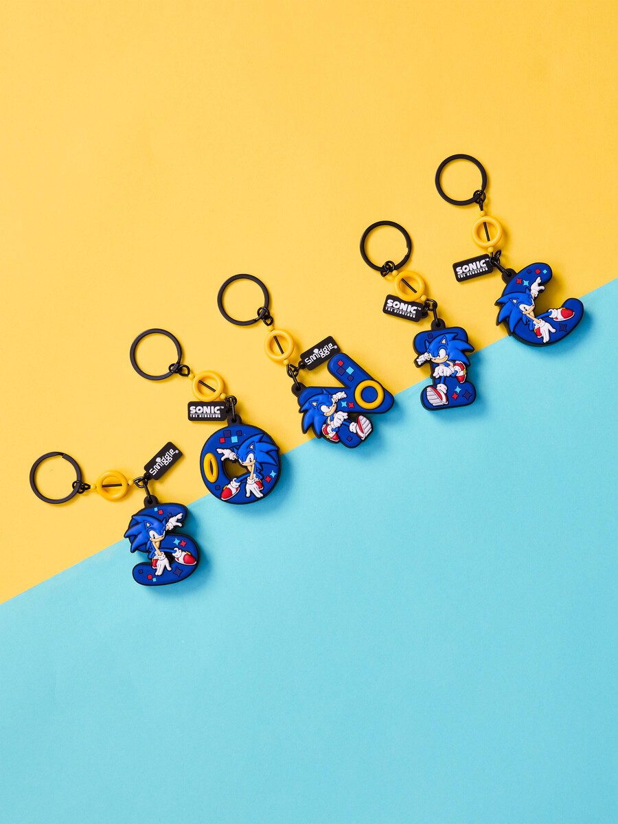 porte-clés alphabet sonic le hérisson