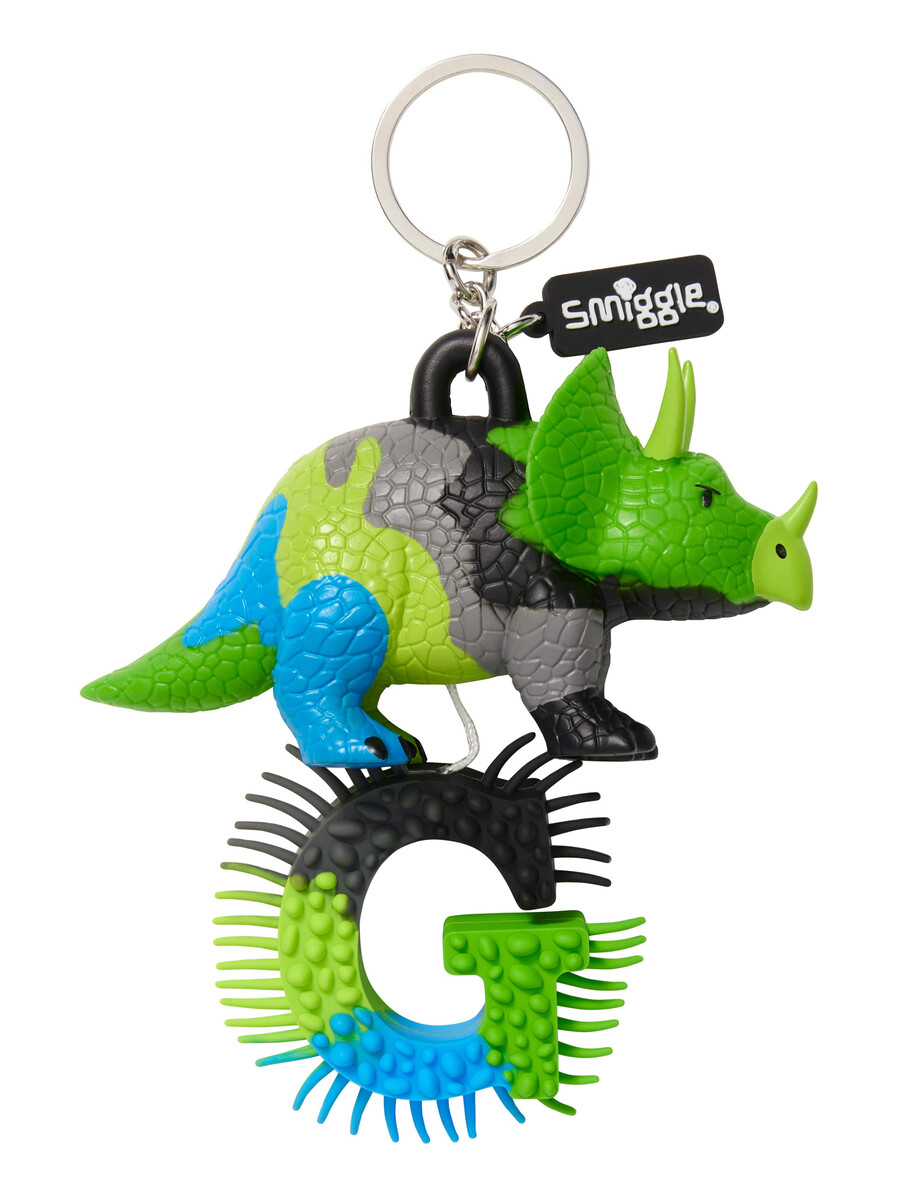 porte-clés alphabet dinosaure