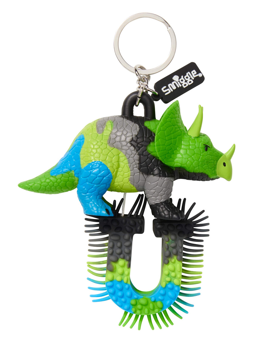 porte-clés alphabet dinosaure