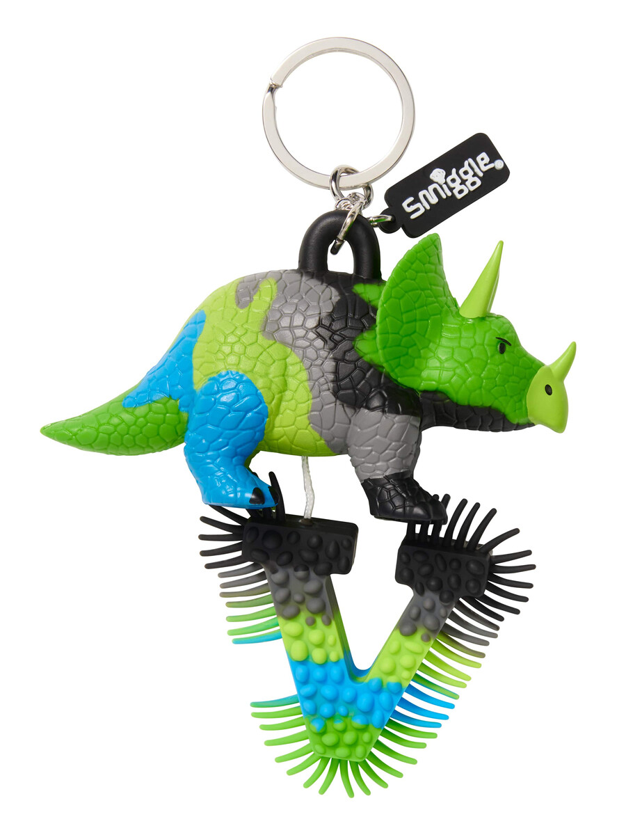 porte-clés alphabet dinosaure