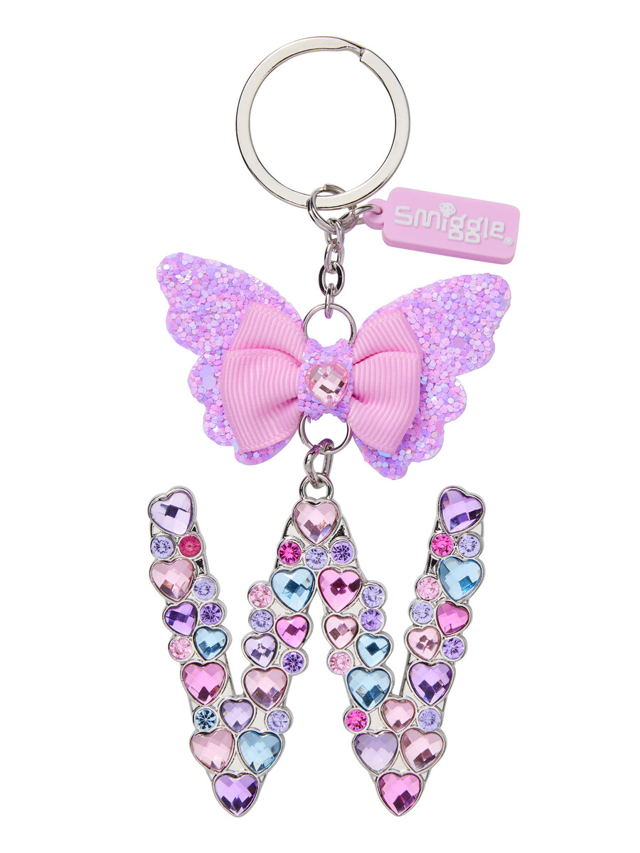 porte-clés papillon bijou alphabet porte-clés anneau alphabet
