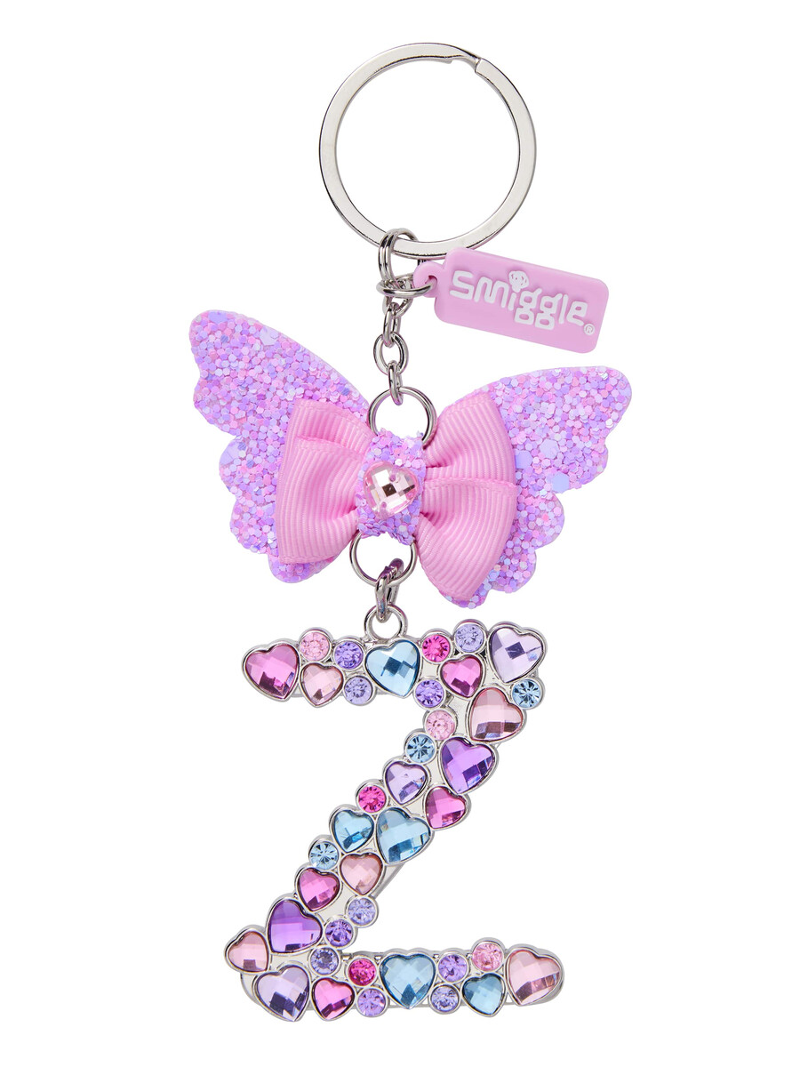porte-clés papillon bijou alphabet porte-clés anneau alphabet