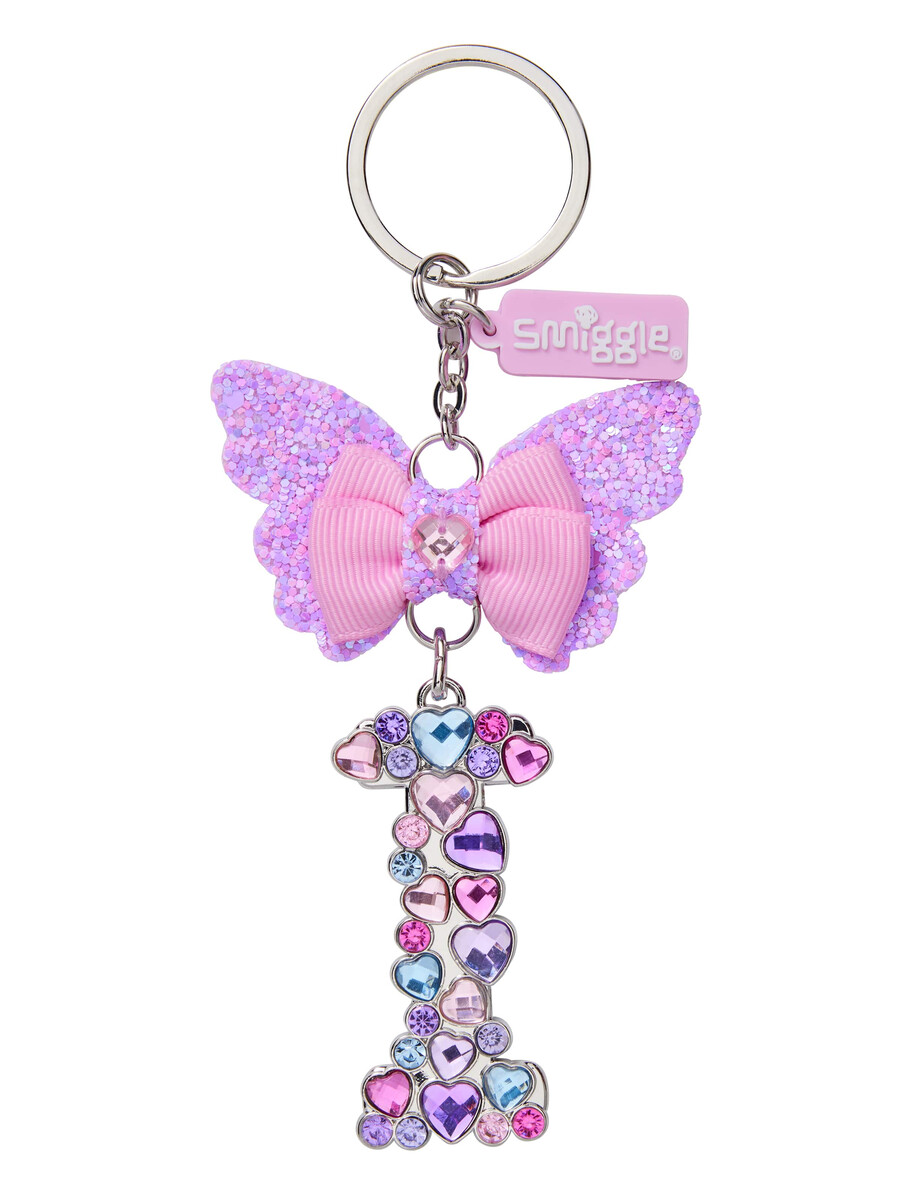 porte-clés papillon bijou alphabet porte-clés anneau alphabet