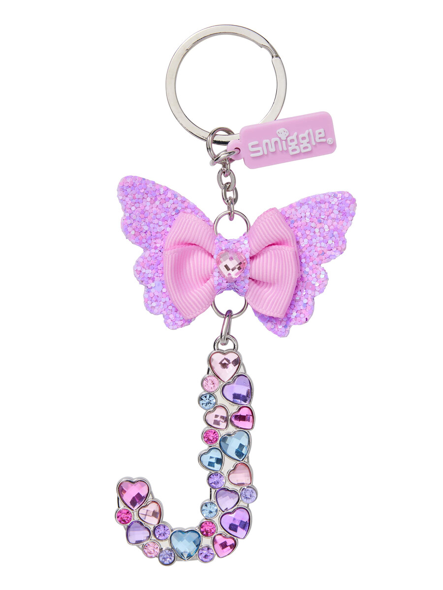 porte-clés papillon bijou alphabet porte-clés anneau alphabet