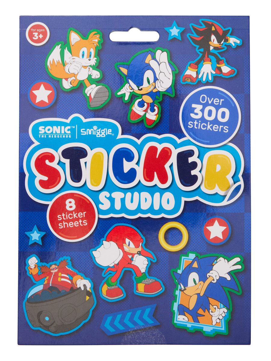 livre dautocollants sonic le hérisson