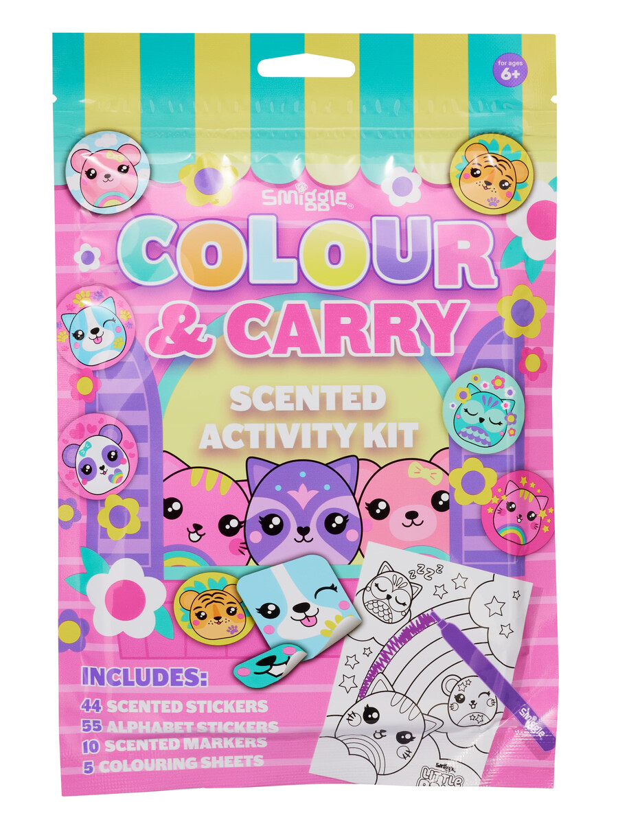 mini kit dactivités parfumées colour carry