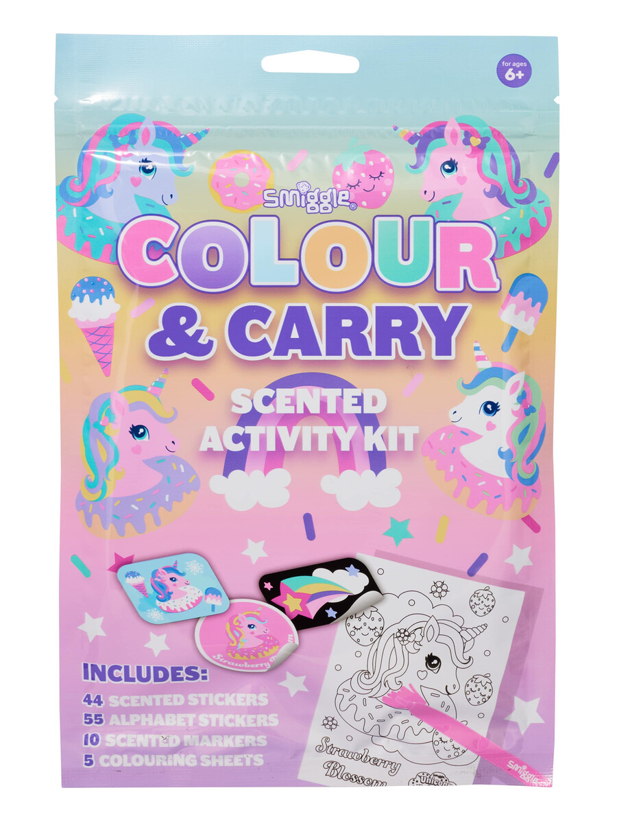 mini kit dactivités parfumées colour carry