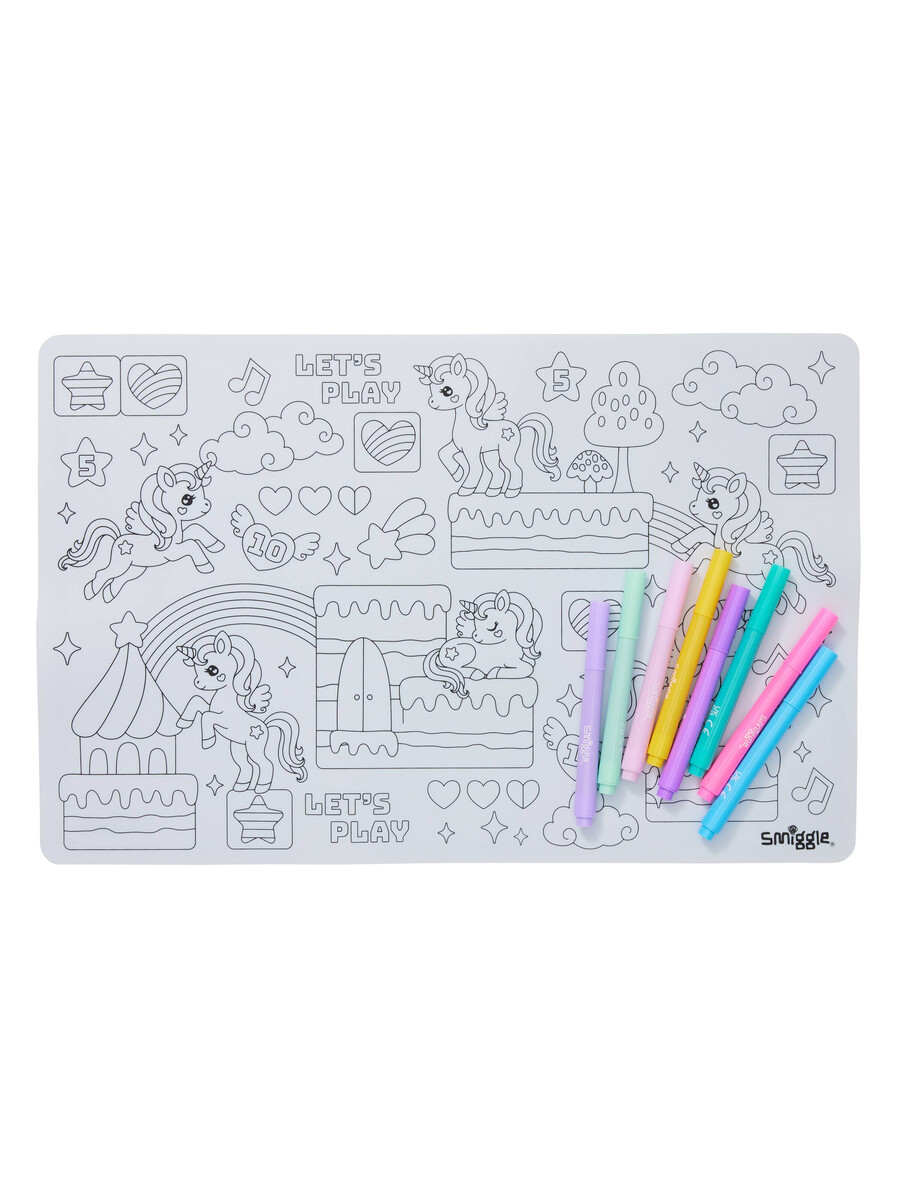 tapis de dessin et de coloriage réutilisable