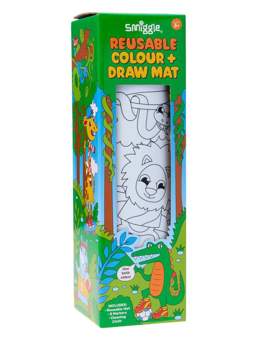 tapis de dessin et de coloriage réutilisable