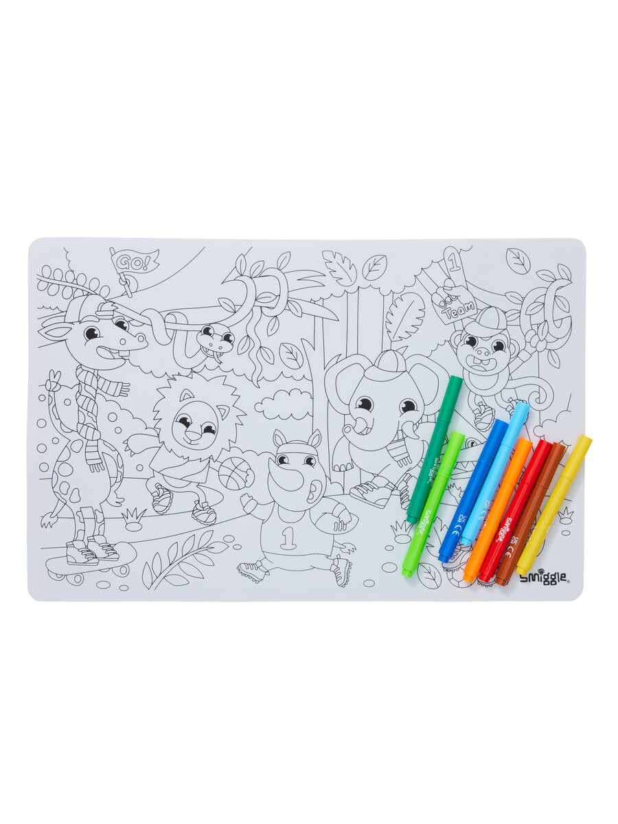 tapis de dessin et de coloriage réutilisable
