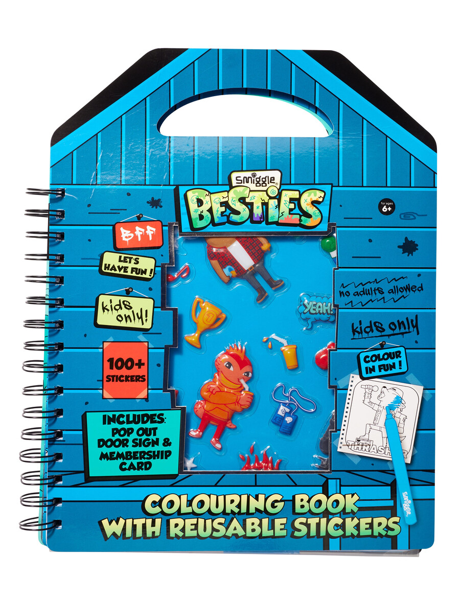 livre de coloriage pour meilleures amies avec autocollants réutilisables