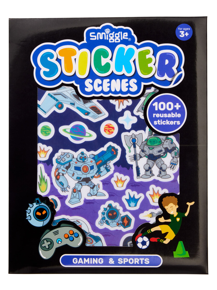 livre dautocollants scènes de jeu