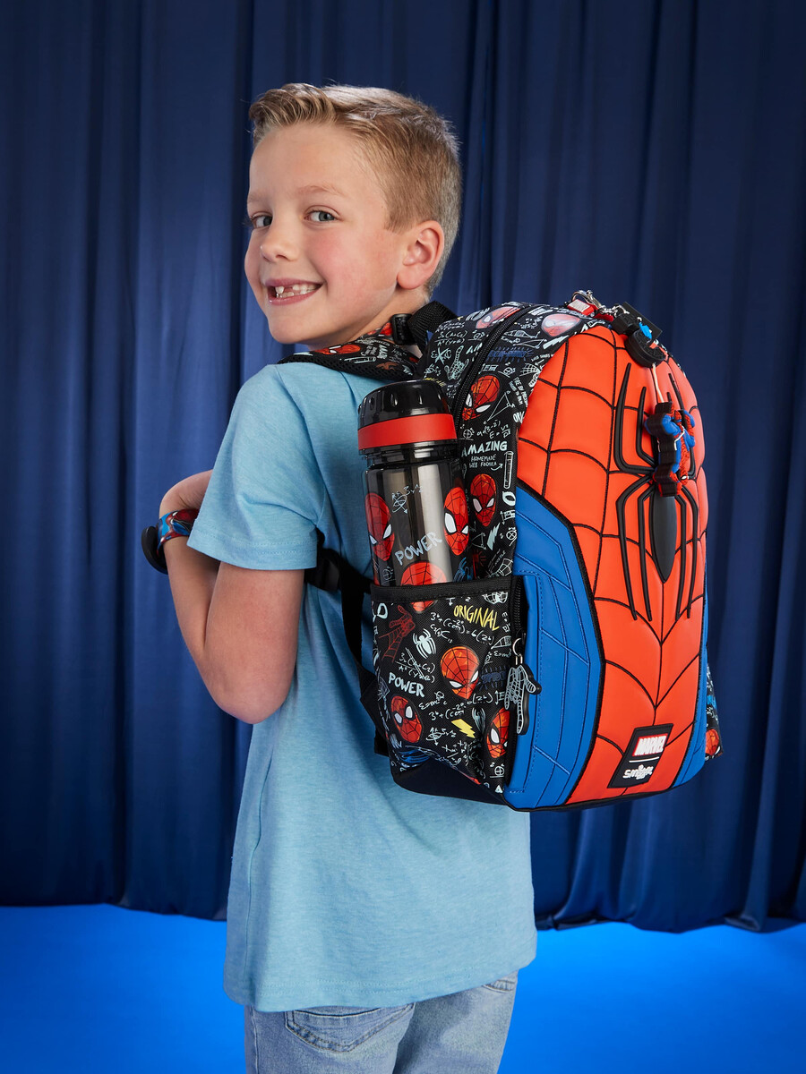 sac à dos à capuche spider-man junior