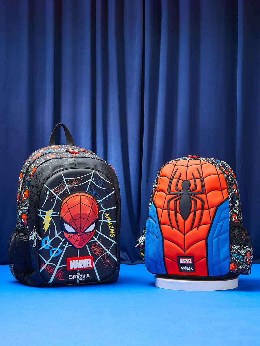 sac à dos à capuche spider-man junior