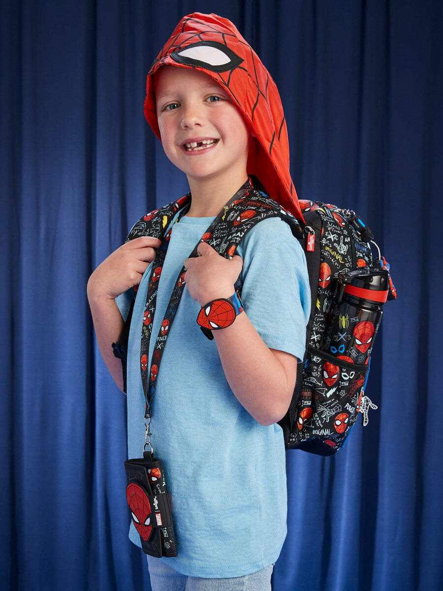 sac à dos à capuche spider-man junior