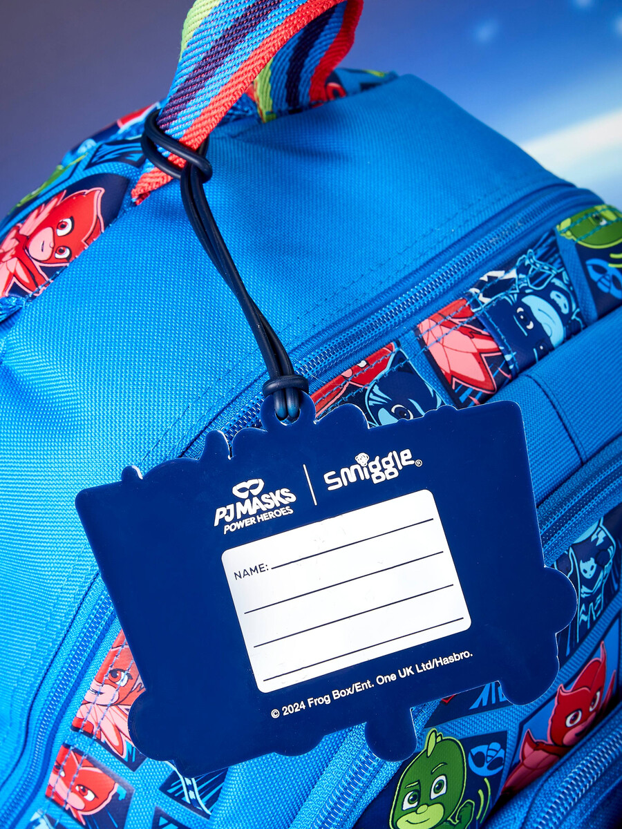 étiquette de sac pj masks power heroes