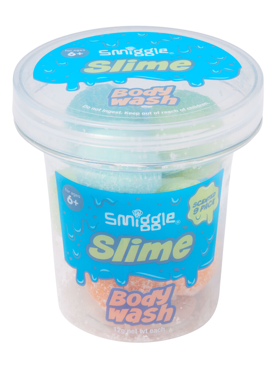 gel douche parfumé au slime