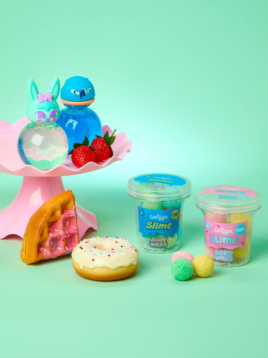 gel douche parfumé au slime