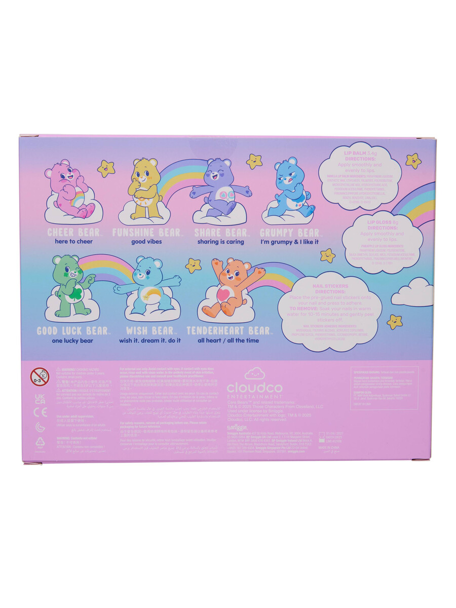 coffret cadeau bain et corps care bears