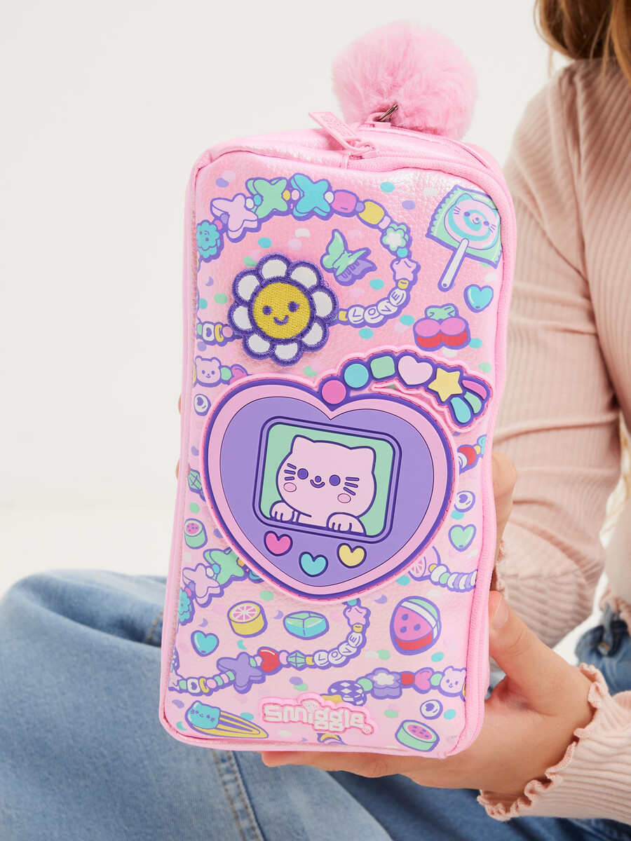 trousse à crayons super charge pocket à personnages