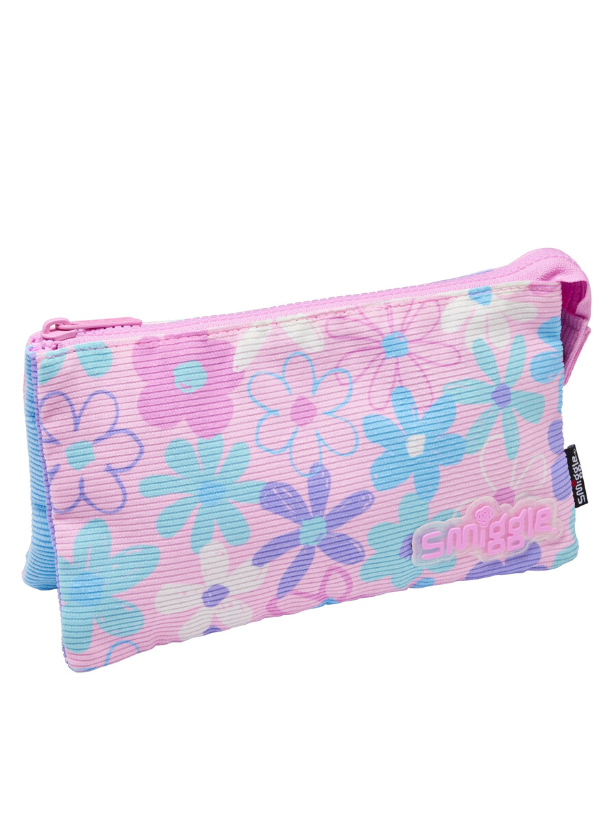 trousse à crayons à trois poches avec patch