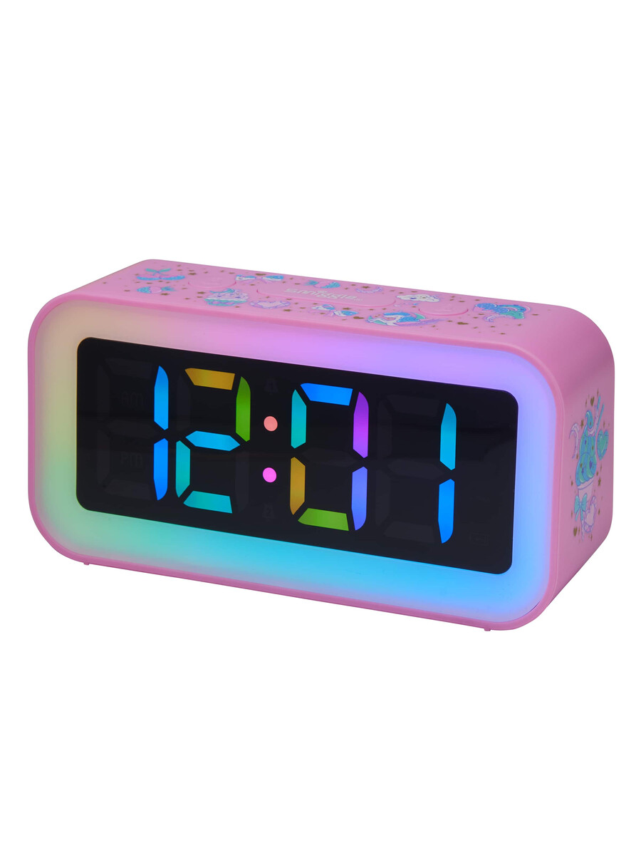 veilleuse et horloge numérique