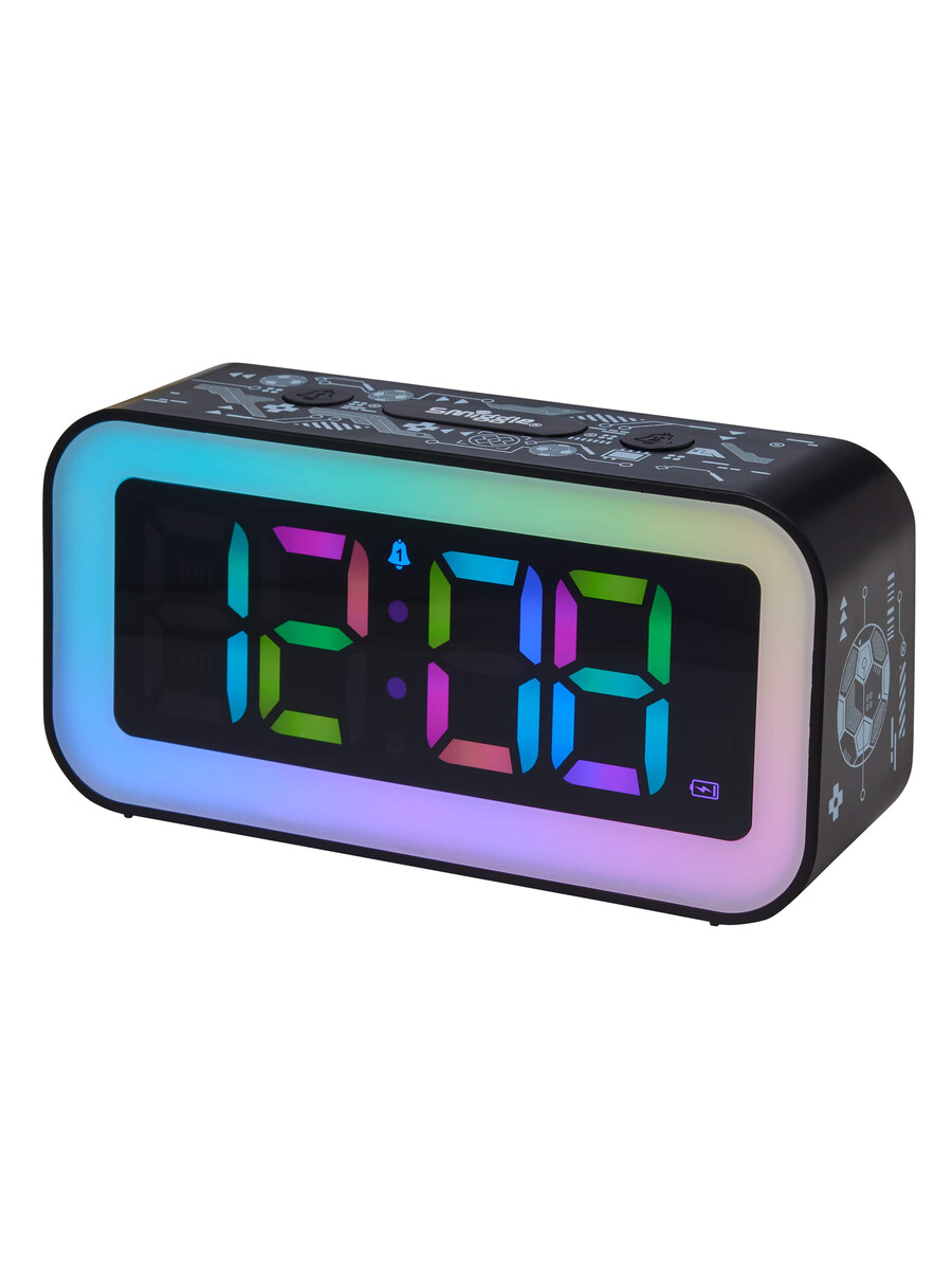 veilleuse et horloge numérique