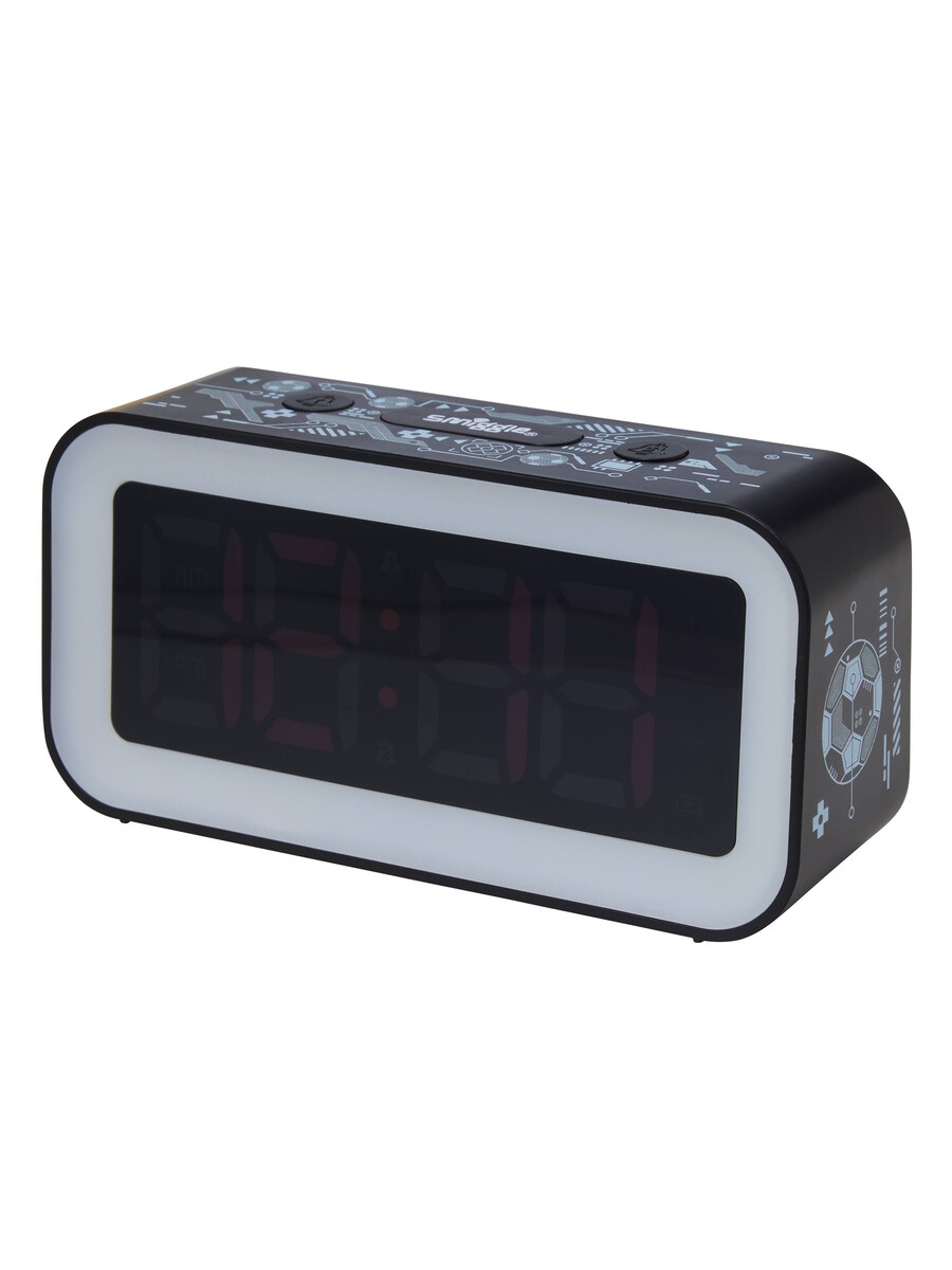 veilleuse et horloge numérique