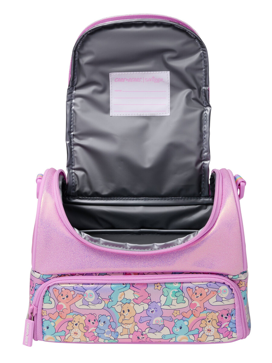 boîte à lunch care bears à double compartiment avec bandoulière