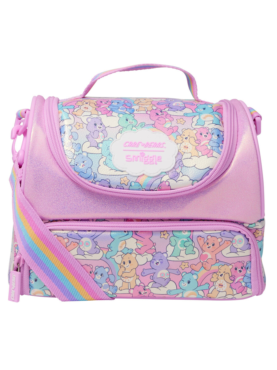boîte à lunch care bears à double compartiment avec bandoulière