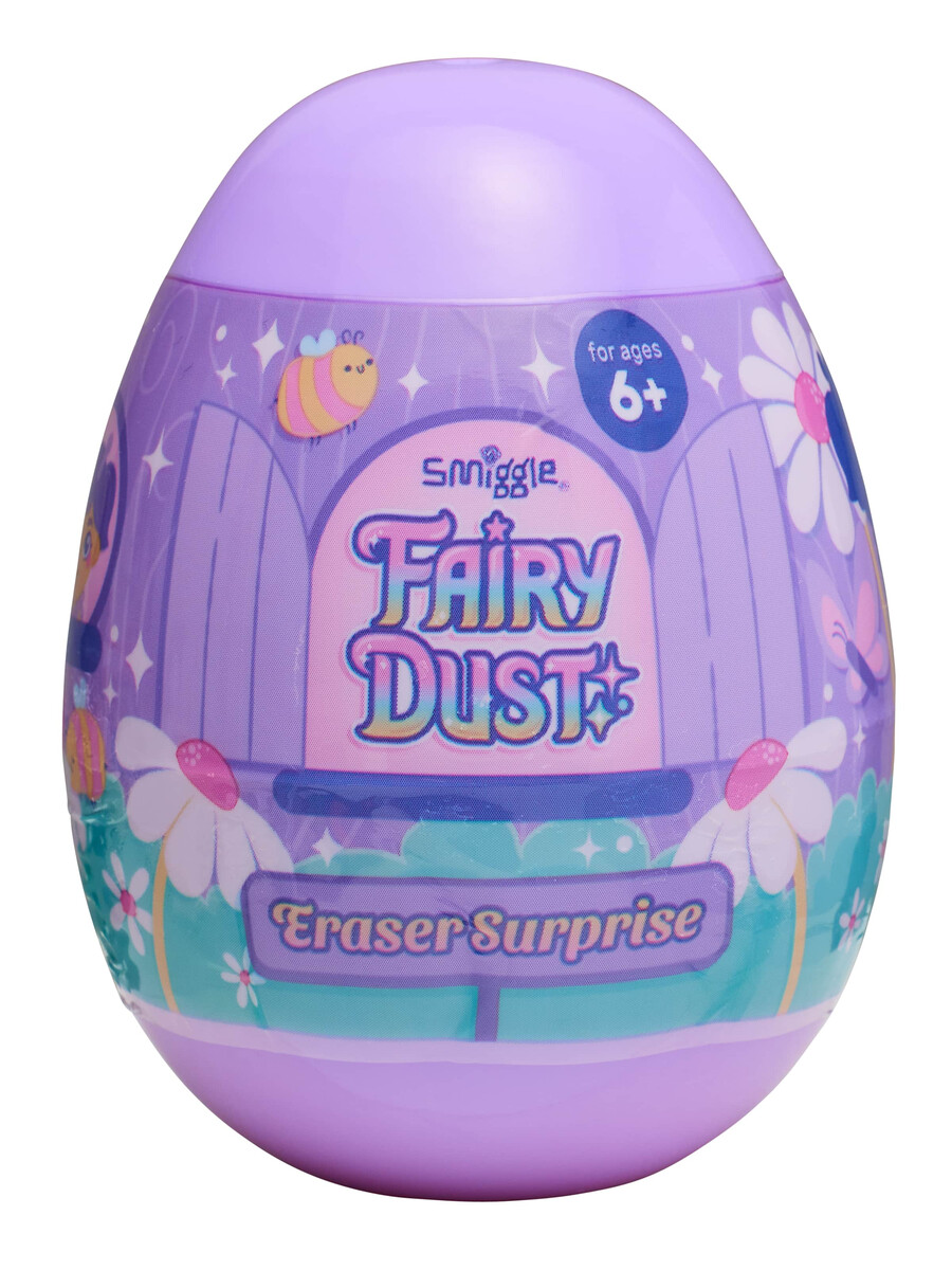 œuf surprise gomme à poussière de fée