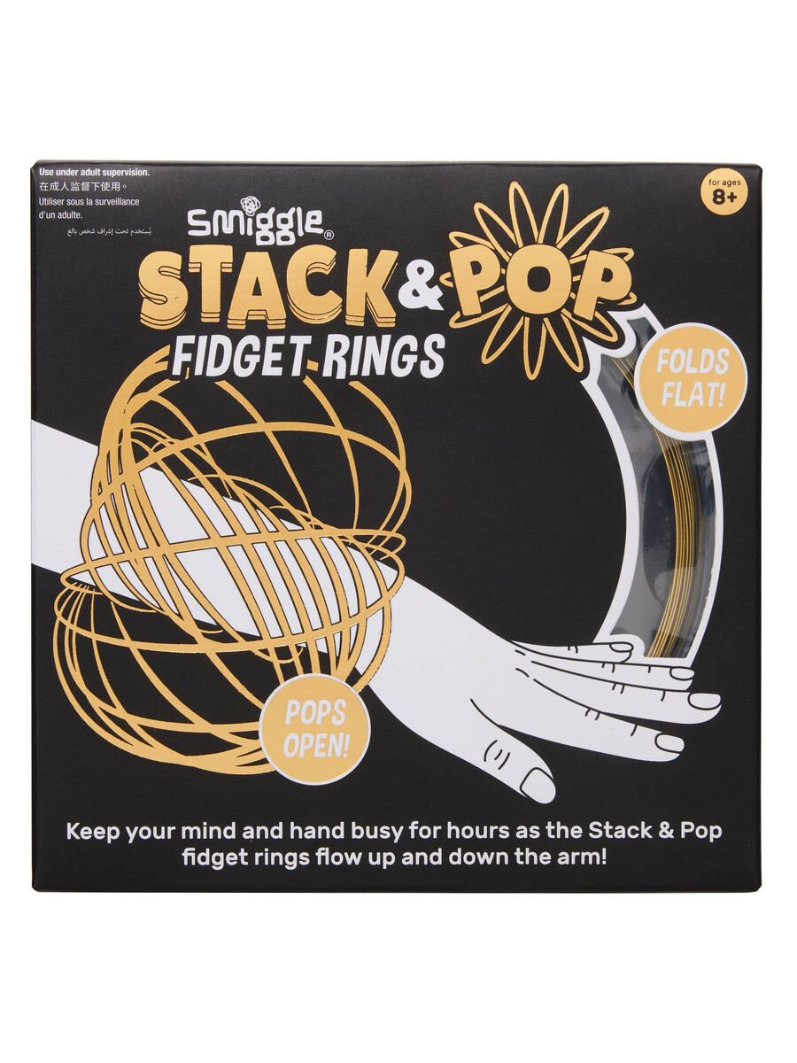 anneaux anti-stress empilables et pop