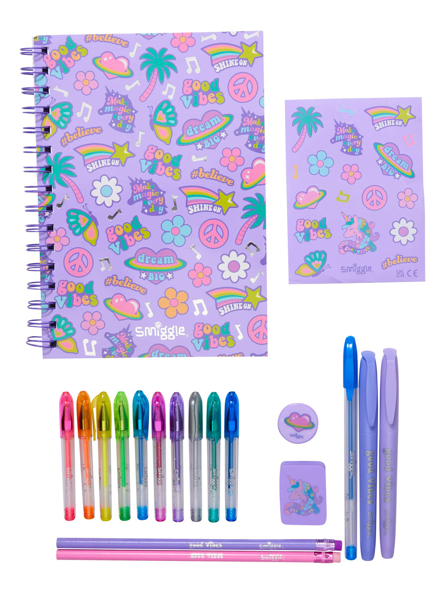 coffret cadeau de papeterie essentielle all stars a5