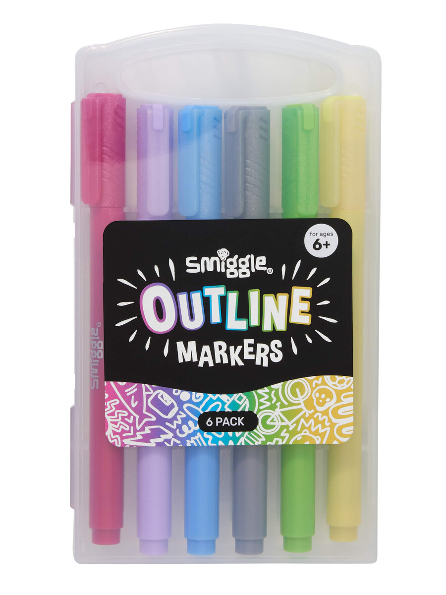 lot de 6 marqueurs de contour