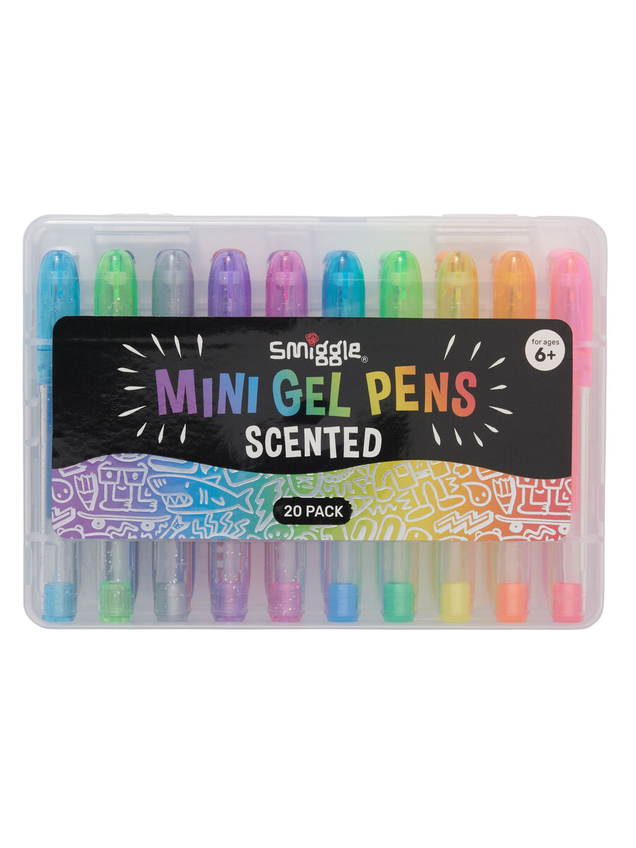 lot de 20 mini stylos à gel parfumés