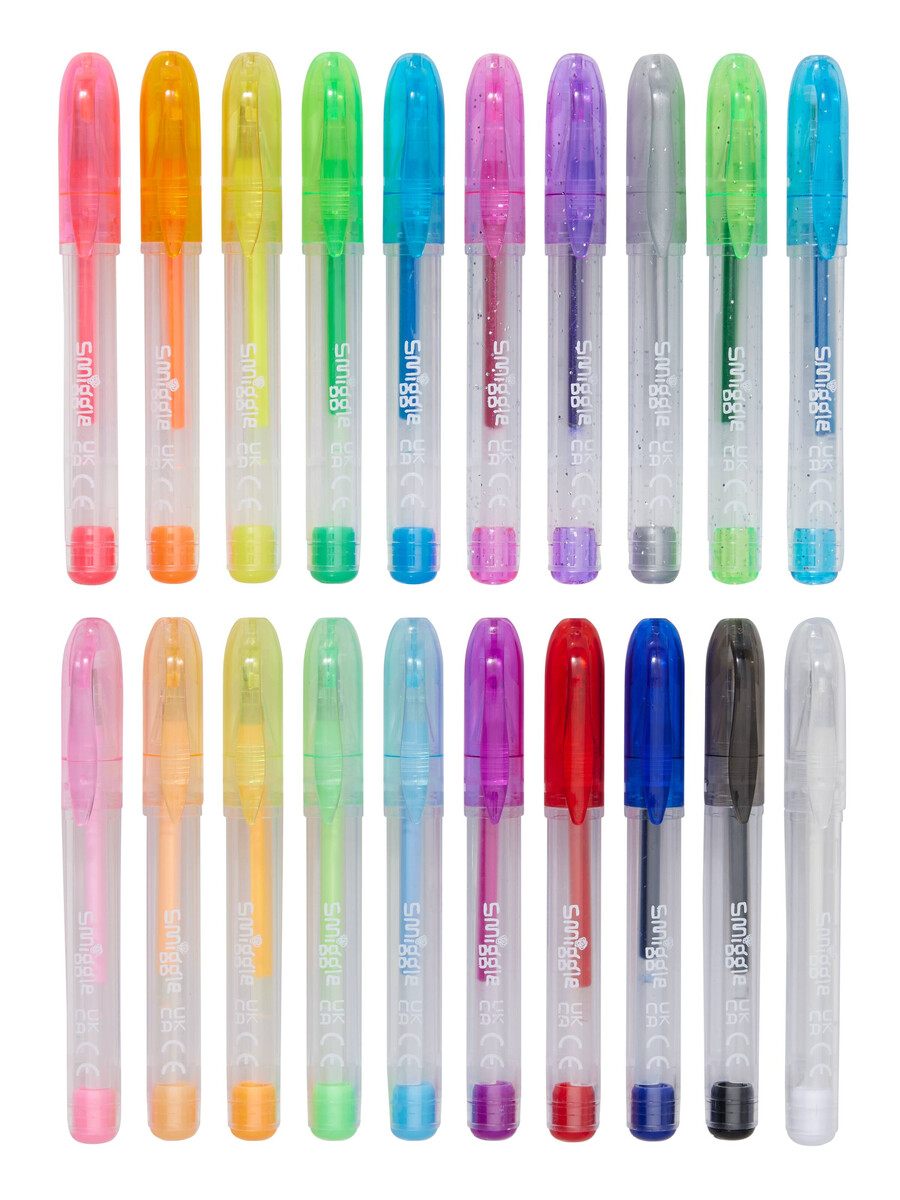 lot de 20 mini stylos à gel parfumés