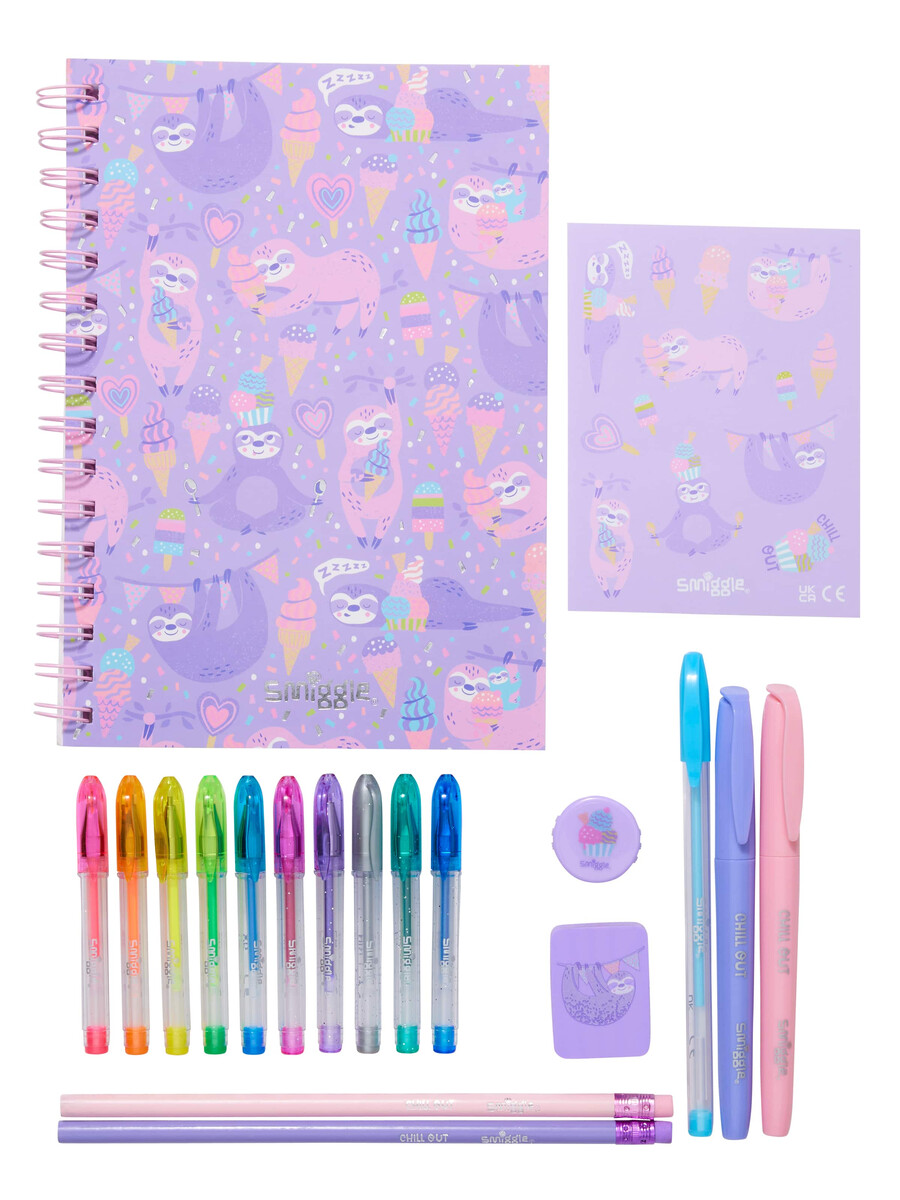 coffret cadeau de papeterie essentielle super charge a5