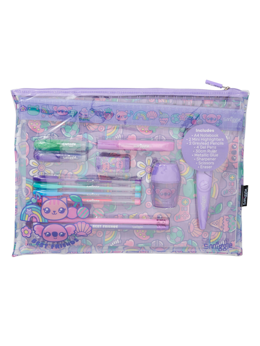 coffret cadeau de papeterie essentielle a4 curious