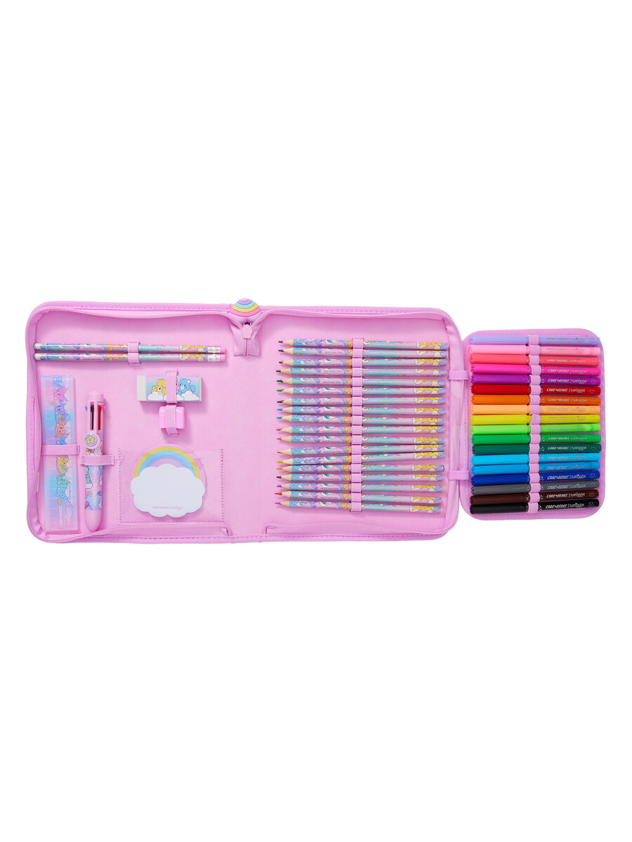 coffret cadeau de papeterie care bears zip it