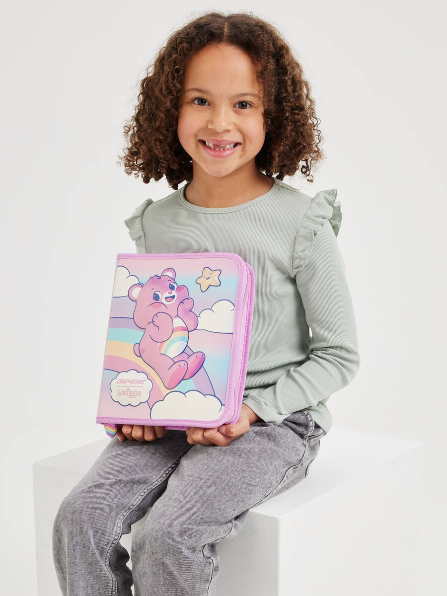 coffret cadeau de papeterie care bears zip it