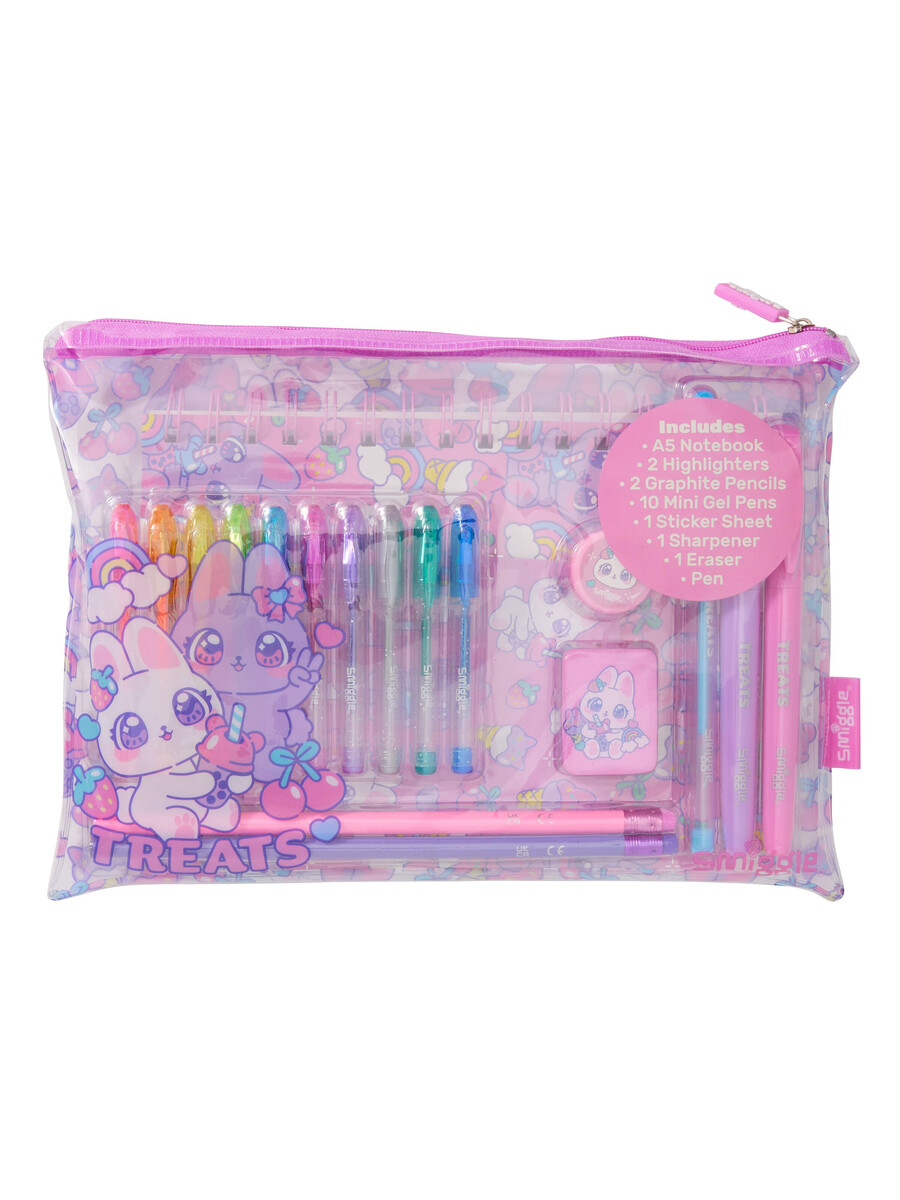 coffret cadeau de papeterie essentielle bright eyes a5