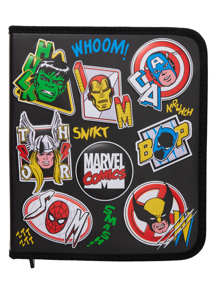 coffret cadeau de papeterie marvel zip it