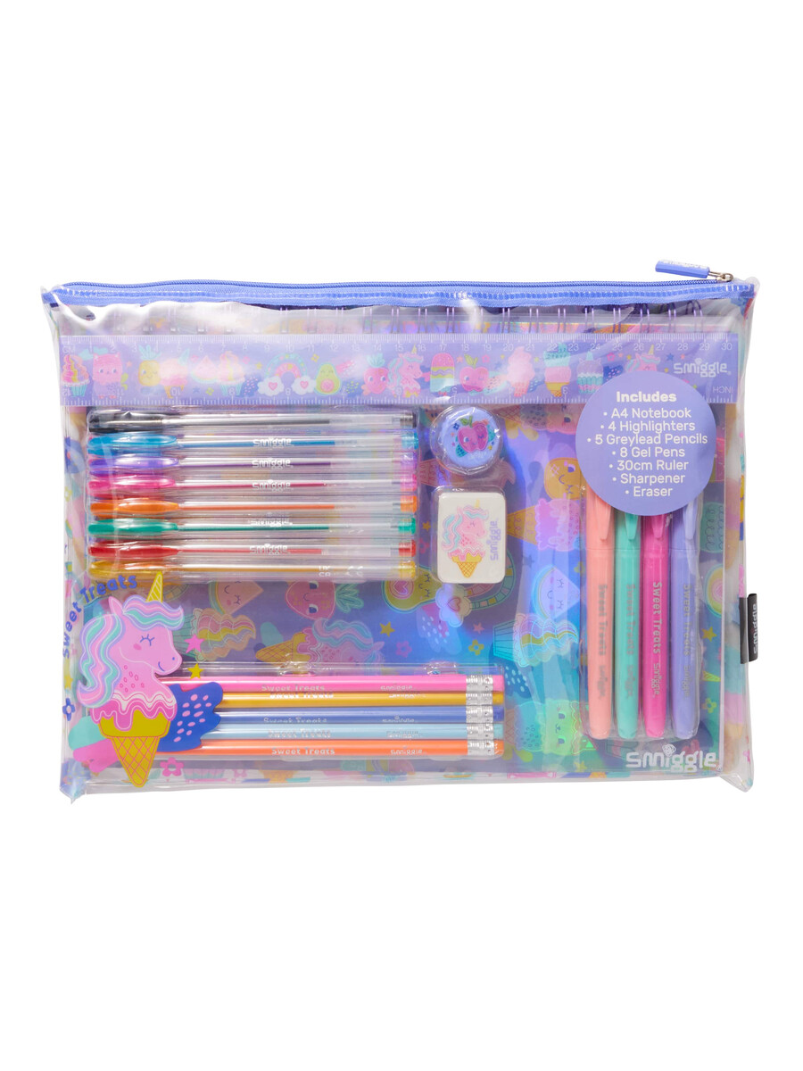 coffret cadeau de papeterie essentielle happy tales a4
