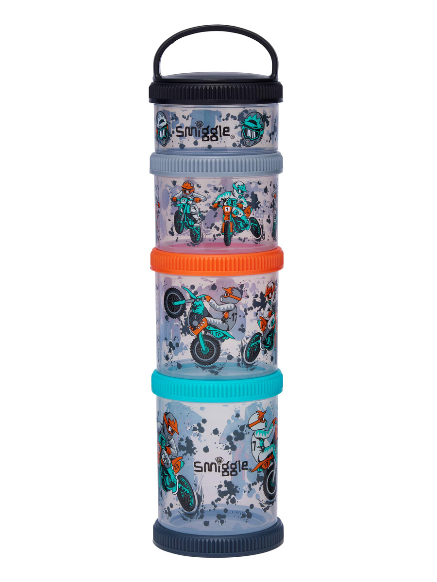 boîtes à goûter empilables aventureuses x4