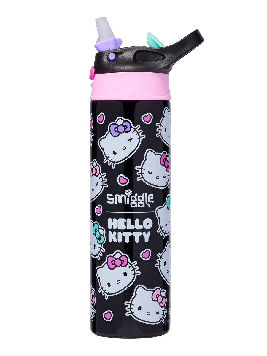bouteille isotherme hello kitty en acier inoxydable à clapet 520 ml