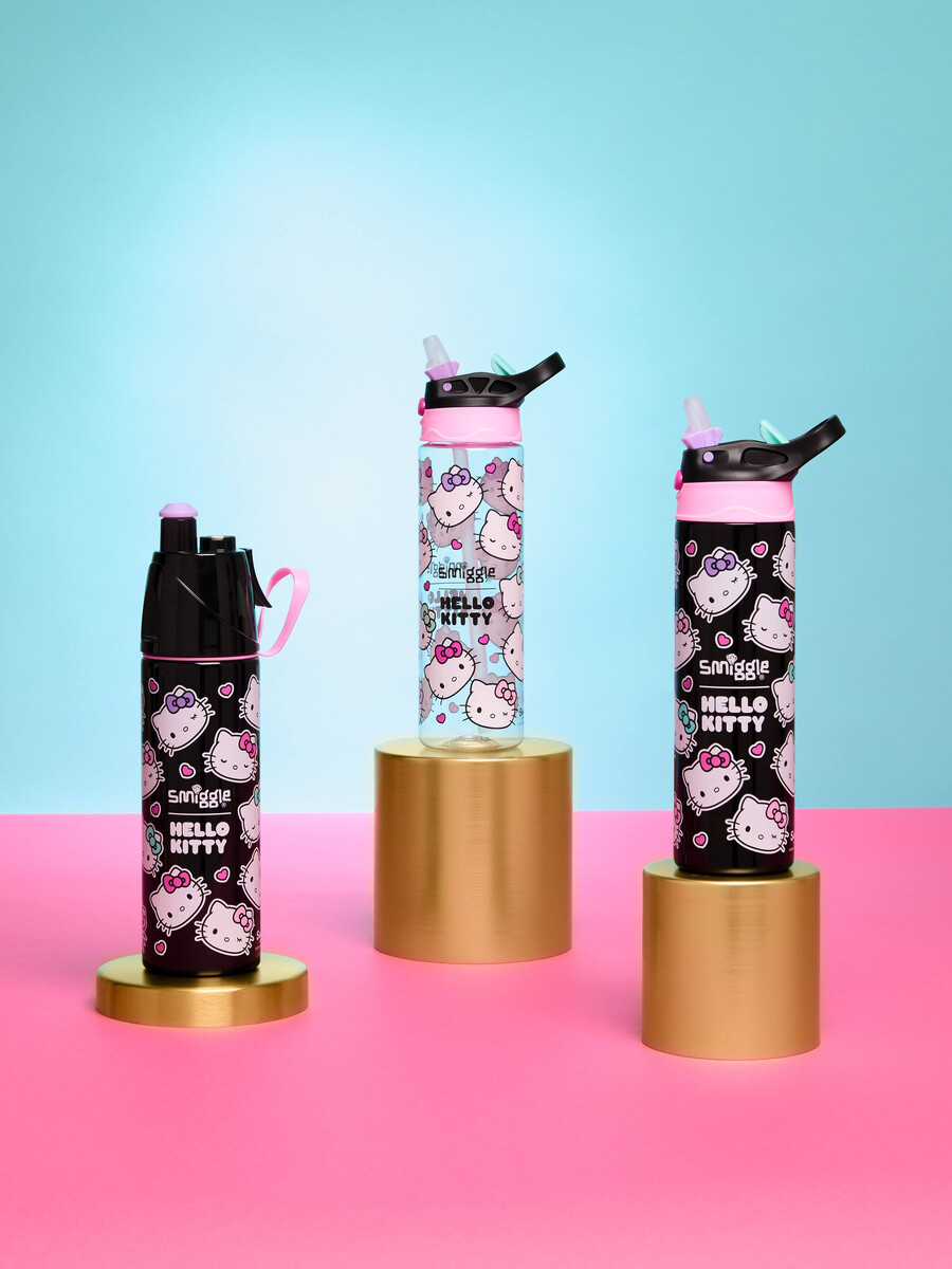 bouteille isotherme hello kitty en acier inoxydable à clapet 520 ml