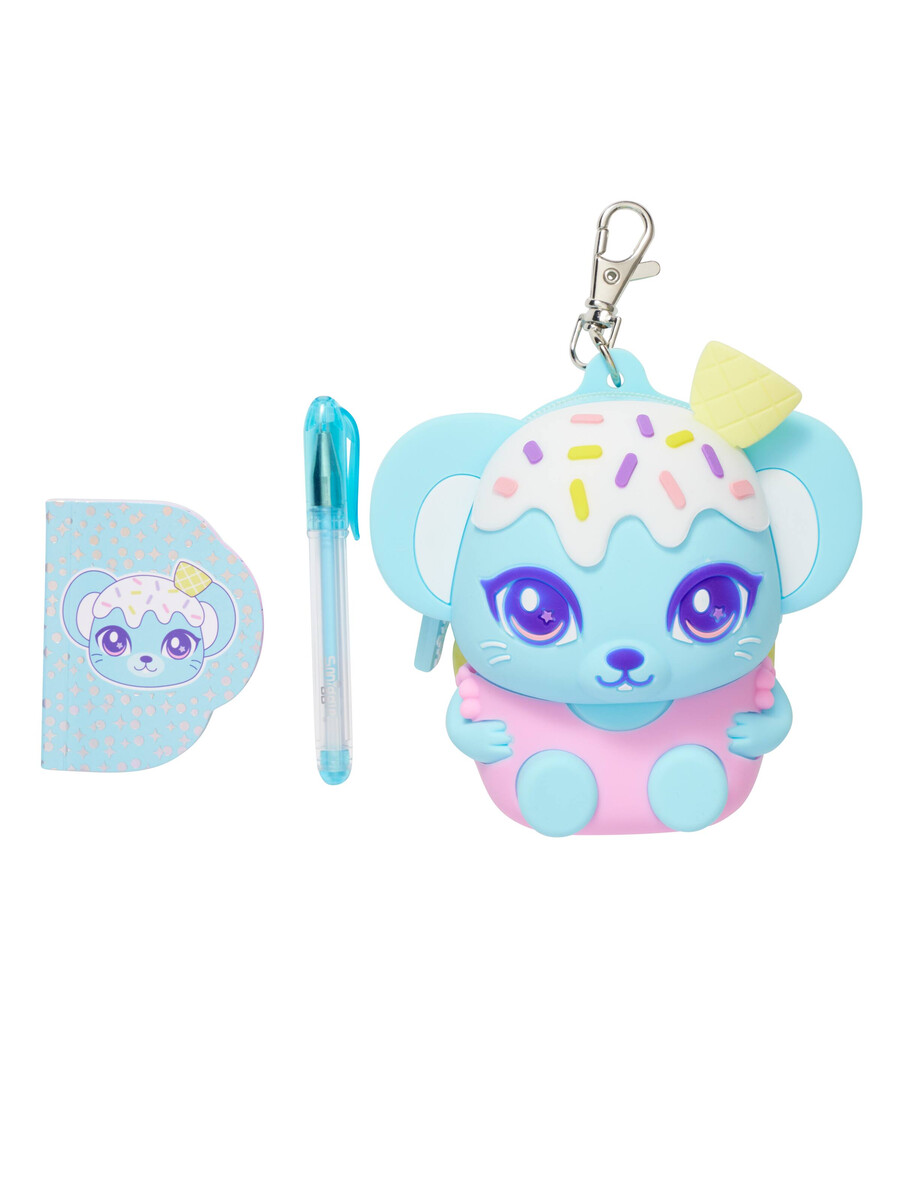 porte-clés mini bloc-notes besties pen pal
